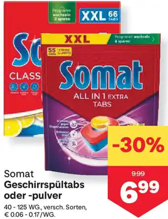 MPreis Geschirrspültabs oder -pulver Angebot