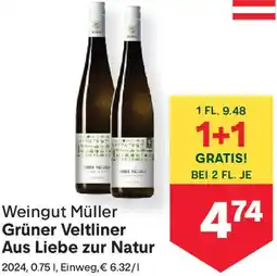 MPreis Grüner Veltliner Aus Liebe zur Natur Angebot