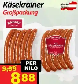 Wurstico Käsekrainer Angebot