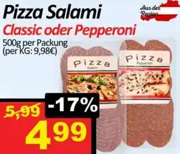 Wurstico Pizza Salami Angebot