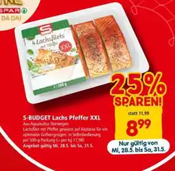 Interspar S-BUDGET Lachs Pfeffer XXL Angebot