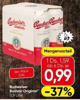 Spar Budweiser Budvar Original Angebot