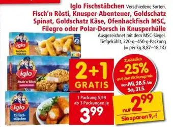 Interspar IGLO FISCHSTÄBCHEN Angebot