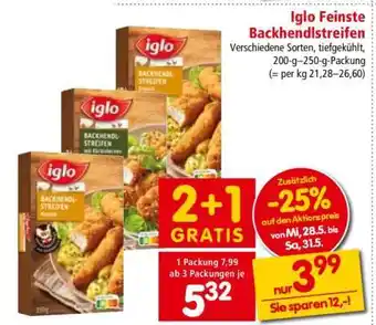 Interspar Iglo Feinste Backhendlstreifen Angebot