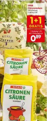 Interspar SPAR Citronensäure Angebot