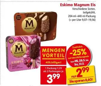 Interspar Eskimo Magnum Eis Angebot