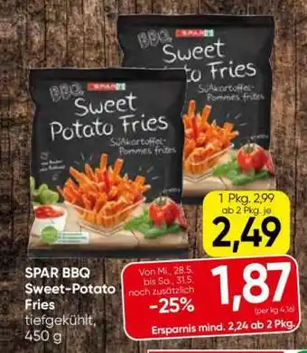 Spar SPAR BBQ Sweet-Potato Fries Angebot