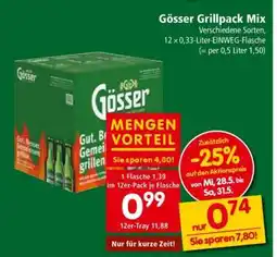 Interspar Gösser Grillpack Mix Angebot