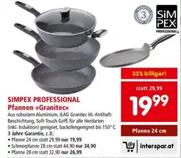 Interspar SIMPEX PROFESSIONAL Pfanne 24 cm Angebot