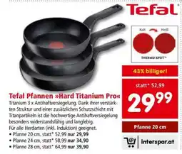 Interspar Tefal Pfanne Hard Titanium Pro Angebot