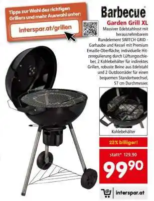 Interspar Garden Grill XL Angebot