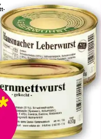 Norma Gutes aus der Eifel Hausmacher Wurst-Spezialität Angebot