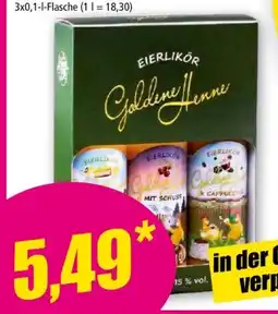 Norma Goldene Henne Eierlikör Geschenkpackung Angebot