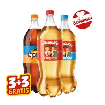 PENNY Almdudler Zuckerfrei od. Spezi div. Sorten Penny Angebot