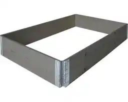 Hornbach Hochbeet Stecksystem, Palettenrahmen BUILDIFY Fichte 120 x 80 x 20 cm hellgrau Angebot