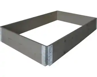 Hornbach Hochbeet Stecksystem, Palettenrahmen BUILDIFY Fichte 120 x 80 x 20 cm hellgrau Angebot