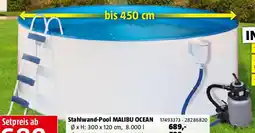 Bauhaus Stahlwand-Pool Angebot