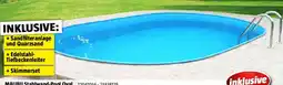 Bauhaus Stahlwand-Pool Oval Angebot