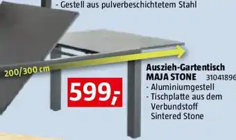 Bauhaus Auszieh-Gartentisch Angebot