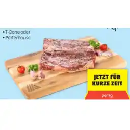 Hofer Rindersteaks mit Knochen T-Bone oder Porterhouse HOFER Angebot