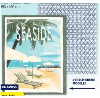 Hofer Partner Strandtuch Gr. 150 x 180 cm versch. Modelle HOFER Angebot