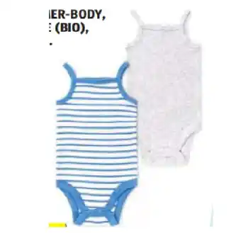 Hofer Baby-Sommer-Body, Baumwolle (BIO), Doppelpkg. versch. Farben und Modelle HOFER Angebot