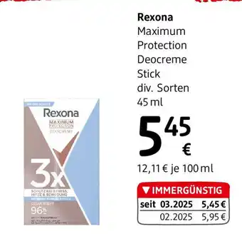 dm Antitranspirant Deocreme Maximum Protection Clean Scent Angebot