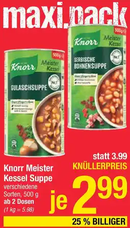 Maximarkt Meister Kessel Suppe Angebot