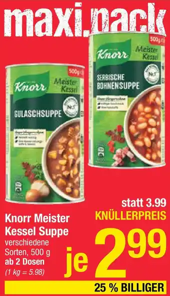 Maximarkt Meister Kessel Suppe Angebot