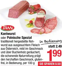 Maximarkt Kantwurst oder Polnische Spezial Angebot