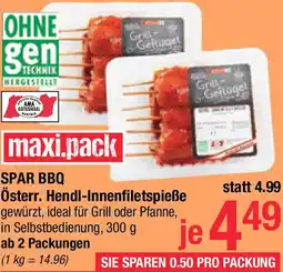 Maximarkt Hendl-Innenfiletspieße Angebot