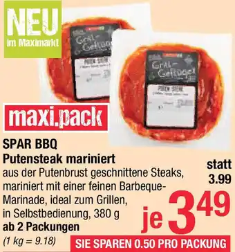 Maximarkt Putensteak mariniert Angebot