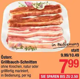 Maximarkt Grillbauch-Schnitten Angebot