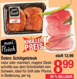 Maximarkt Österr. Schlögelsteak Angebot