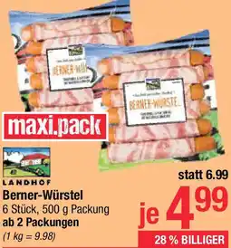 Maximarkt Berner-Würstel Angebot