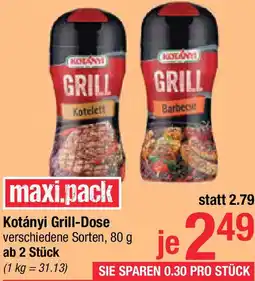 Maximarkt Grill-Dose Angebot