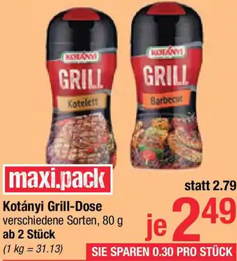 Maximarkt Grill-Dose Angebot