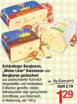 Maximarkt Bergbaron, Meine Linie Baronesse oder Bergbaron geräuchert Angebot