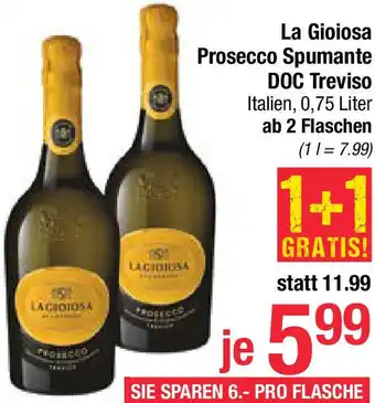 Maximarkt Prosecco Spumante DOC Treviso Angebot