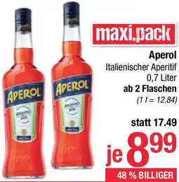 Maximarkt Aperol Angebot