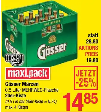 Maximarkt Gösser Märzen Angebot