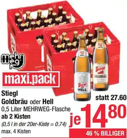 Maximarkt Goldbräu oder Hell Angebot