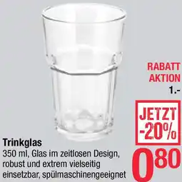 Maximarkt Trinkglas Angebot
