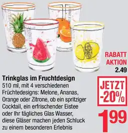 Maximarkt Trinkglas Angebot