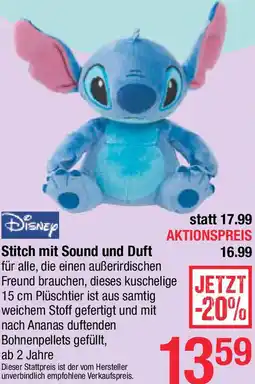 Maximarkt Stitch mit Sound und Duft Angebot