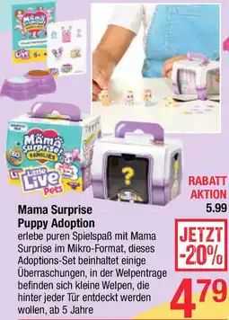 Maximarkt Mama Surprise Puppy Adoption Angebot
