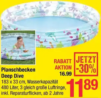 Maximarkt Planschbecken Deep Dive Angebot