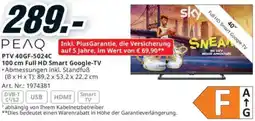 Media Markt ΡΕΛΟ PTV 40GF-5024C Angebot