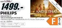 Media Markt Philips 139 cm ambilight 4k Oled TV Angebot
