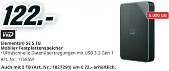 Media Markt Mobiler Festplattenspeicher Angebot
